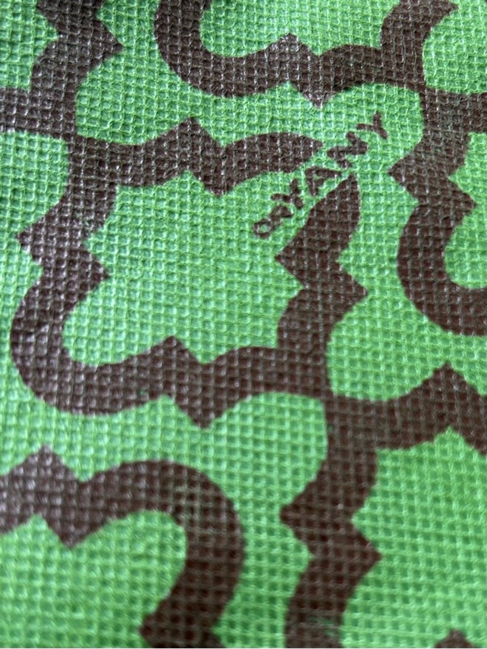 orYANY Green & Brown Logo Printed XL Dust Bag - Picture 3 of 4